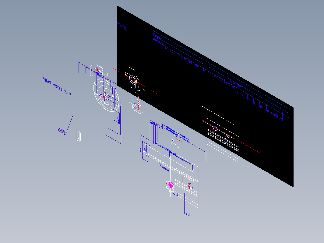 SDA气缸 83-SDAT-25-BZN