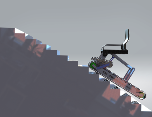 爬楼履带梯椅设计 climbing stair chair缩略图