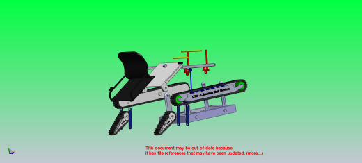 爬楼履带梯椅设计 climbing stair chair缩略图