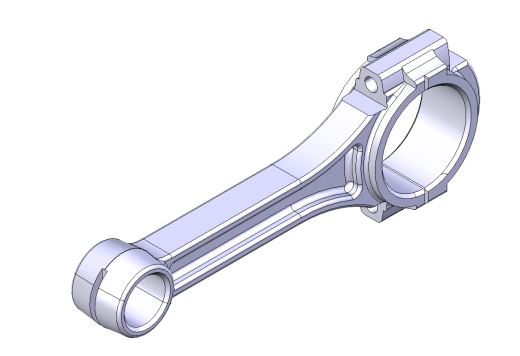 发动机连杆加工工艺工序卡片三维CatiaV5R21带参+CAD+说明书