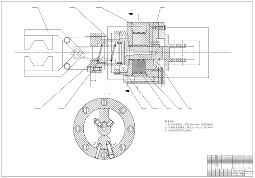 机器人液压上料机械手设计三维SW2017带参+CAD+说明缩略图