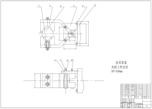 机器人液压上料机械手设计三维SW2017带参+CAD+说明缩略图