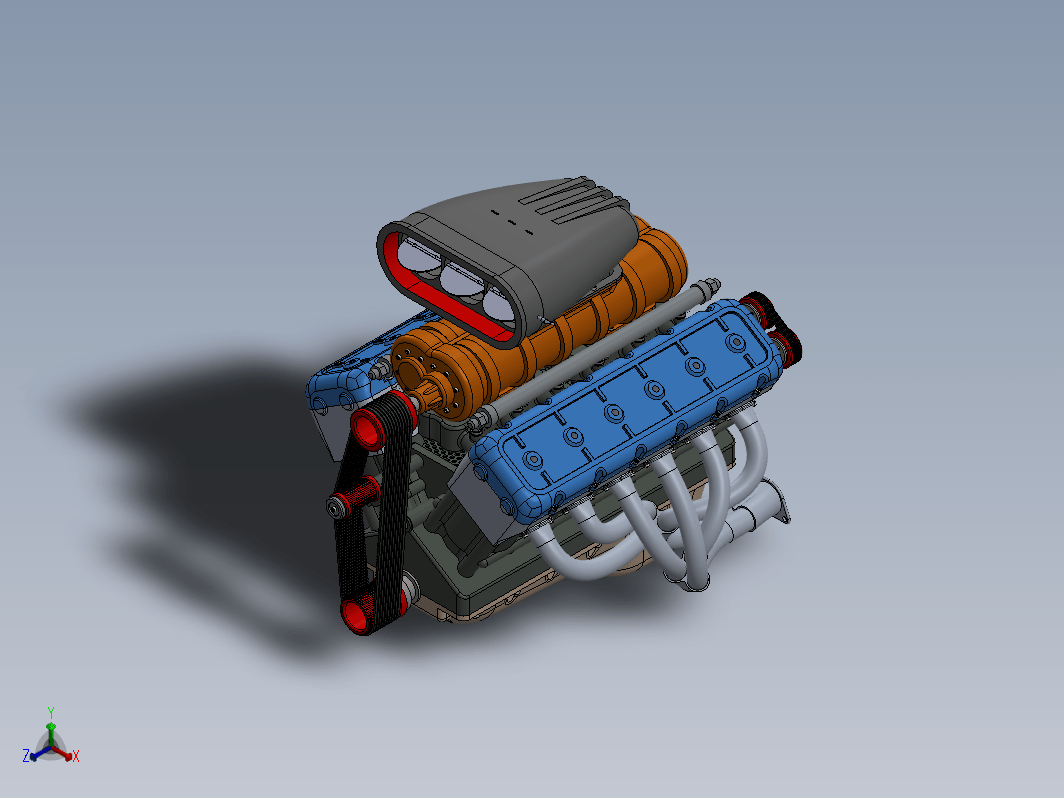 12缸汽车发动机 V12 