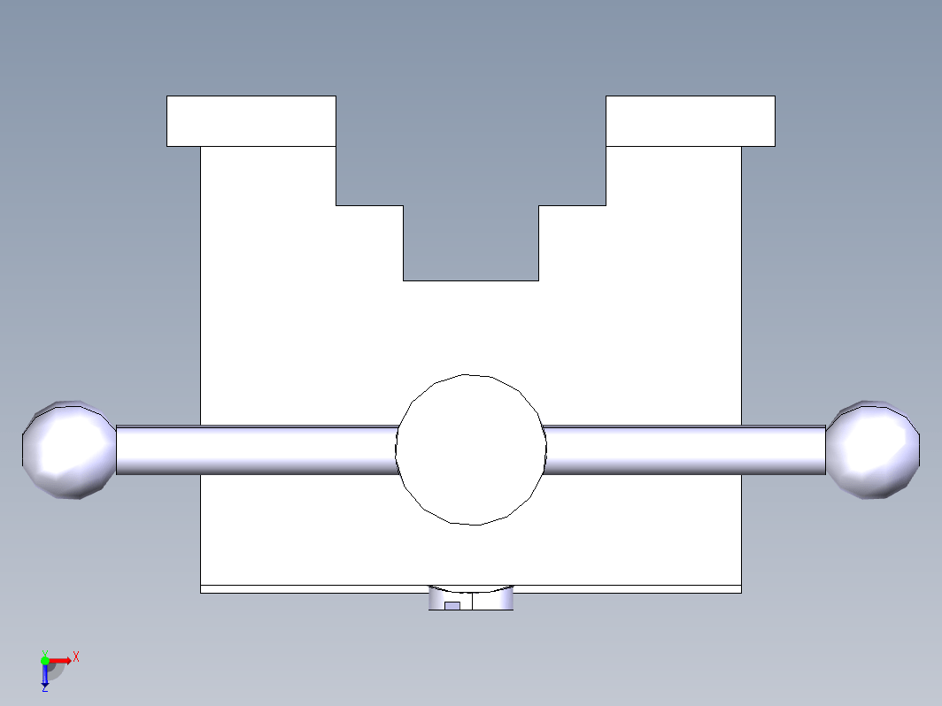 虎钳台钳卡钳-bench-vice-86 1 CATIA