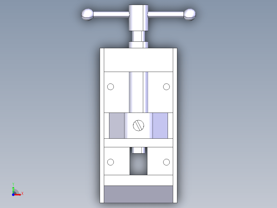 虎钳台钳卡钳-bench-vice-86 1 CATIA