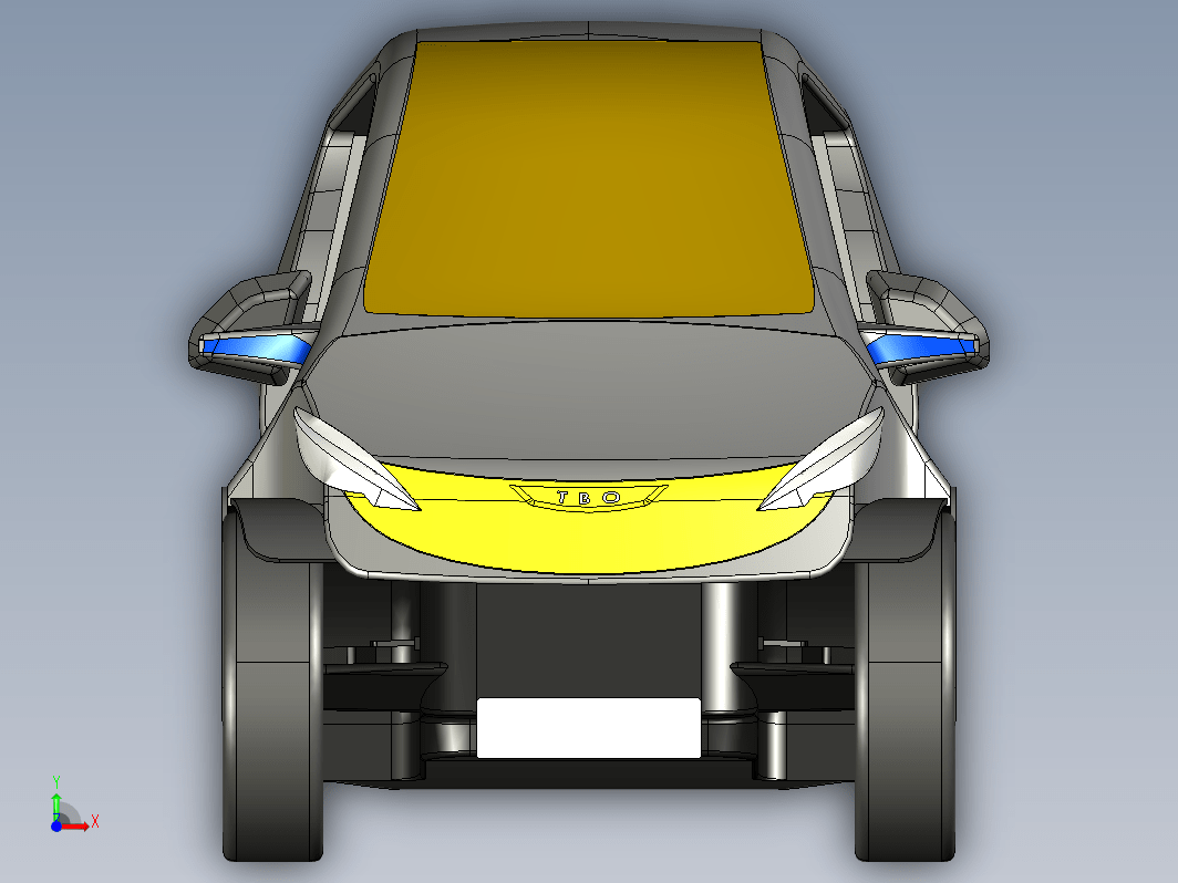 tbo-t-zero-2021单座电动汽车造型