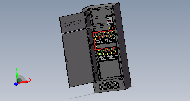 K0226-电源柜630A铜排布局前后叠加