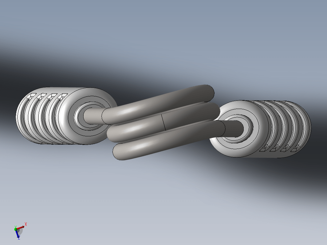 握力器模型 dumbbell