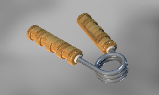 握力器模型 dumbbell