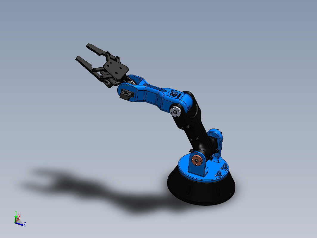 机械臂结构 robotic-arm-367 含夹爪