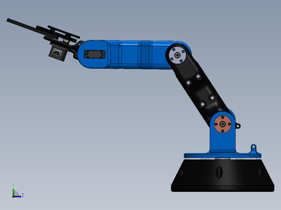 机械臂结构 robotic-arm-367 含夹爪