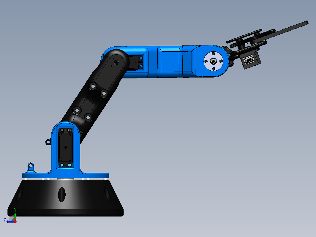 机械臂结构 robotic-arm-367 含夹爪