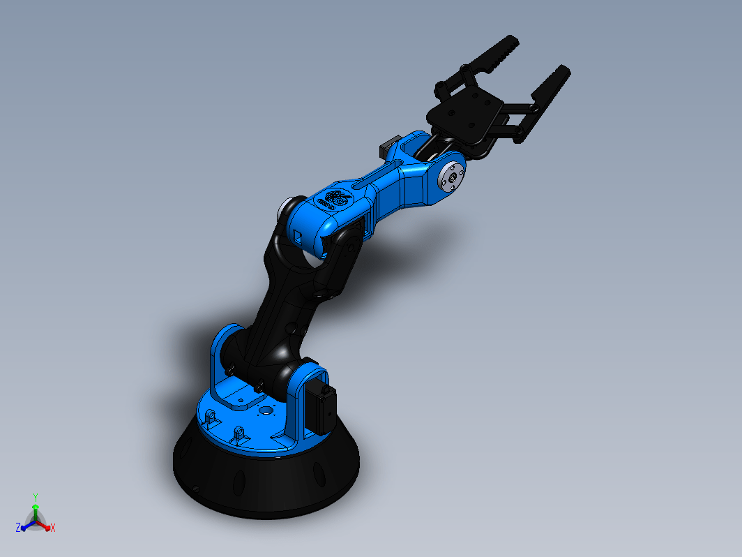 机械臂结构 robotic-arm-367 含夹爪