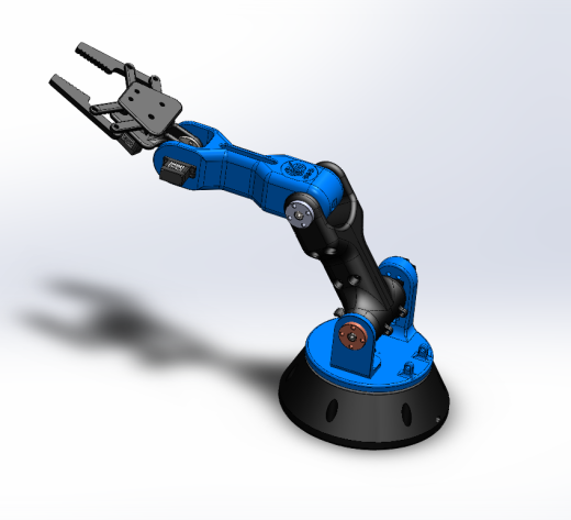 机械臂结构 robotic-arm-367 含夹爪