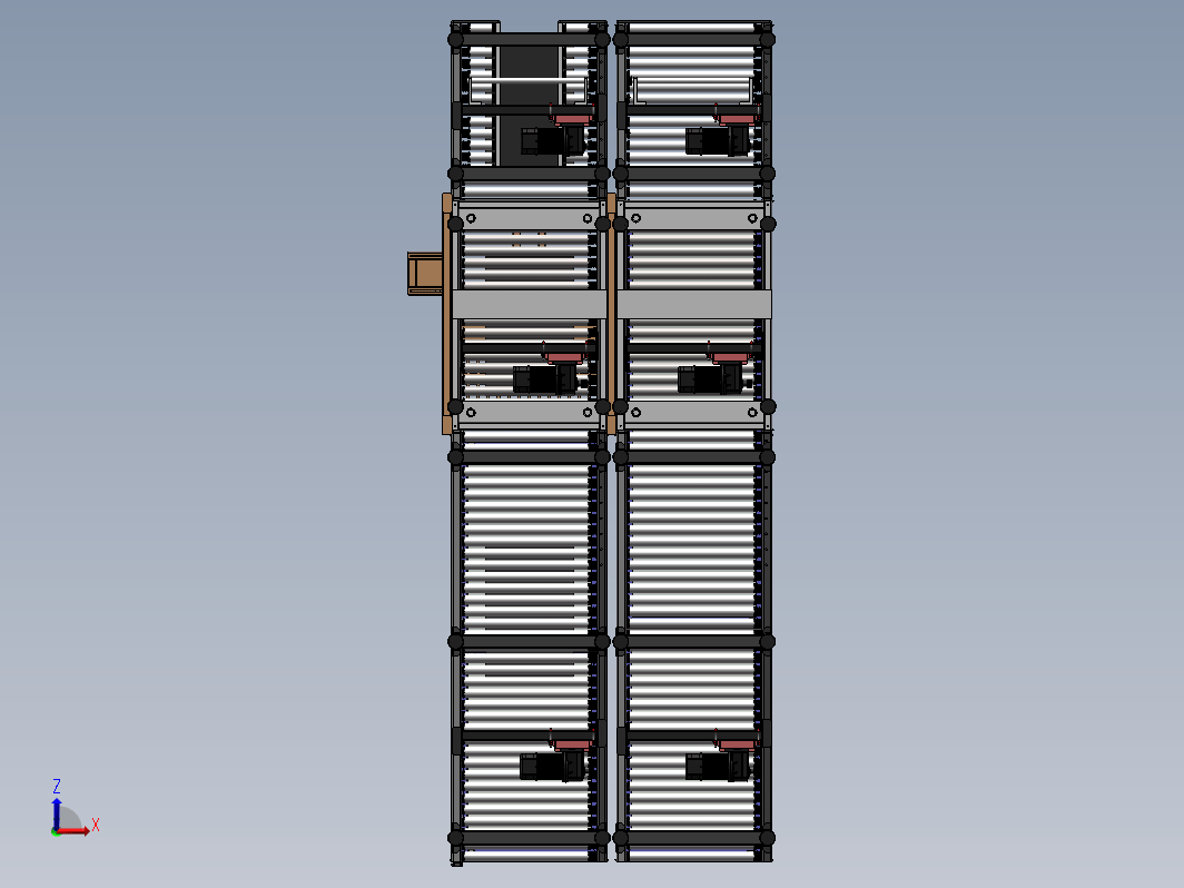 入、出料输送线(顶升移栽)3D图纸 SolidWorks设计 附STEP格式