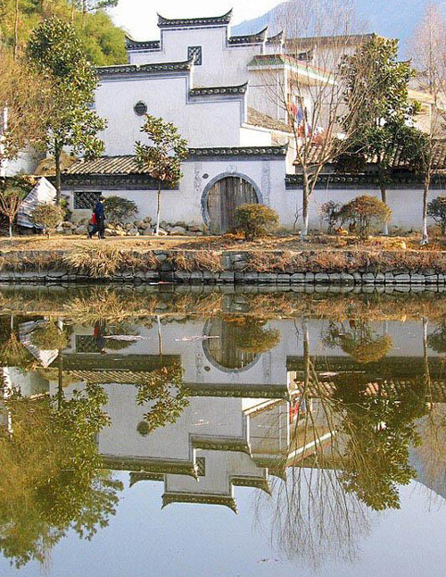 传统仿古中式徽派建筑民俗民居住宅马头墙SU模型CAD图纸大样详图缩略图