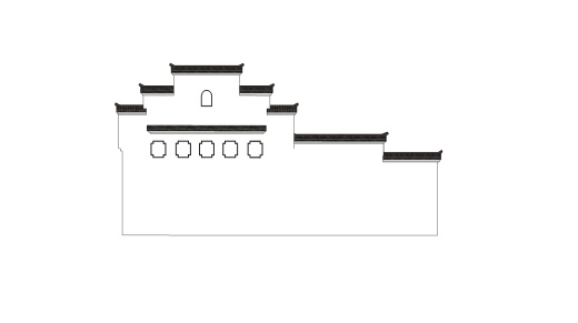 传统仿古中式徽派建筑民俗民居住宅马头墙SU模型CAD图纸大样详图缩略图