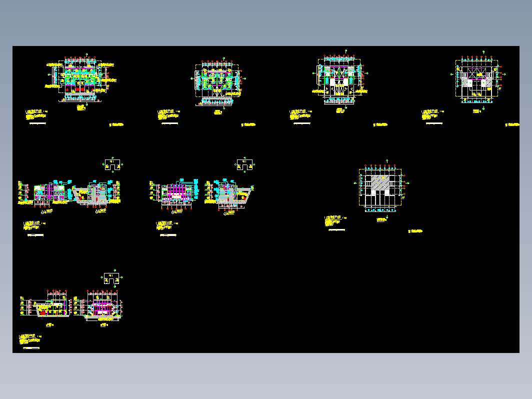 别墅排屋CAD-C型