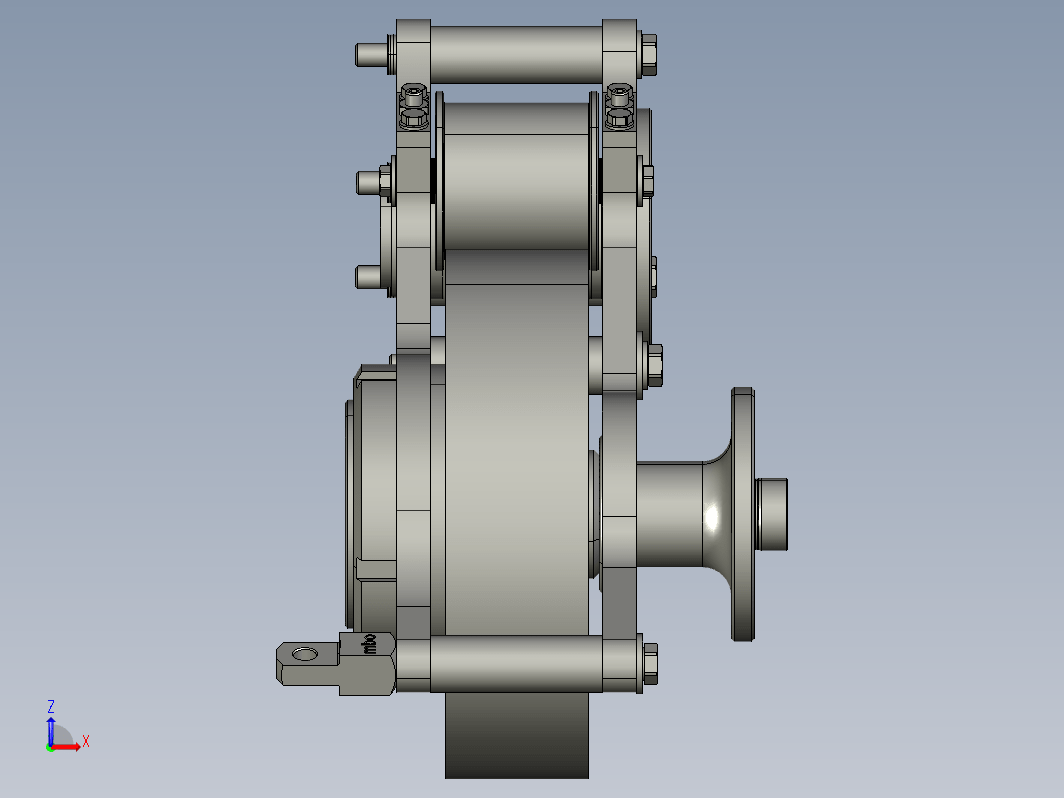 belt gear皮带联动装置结构