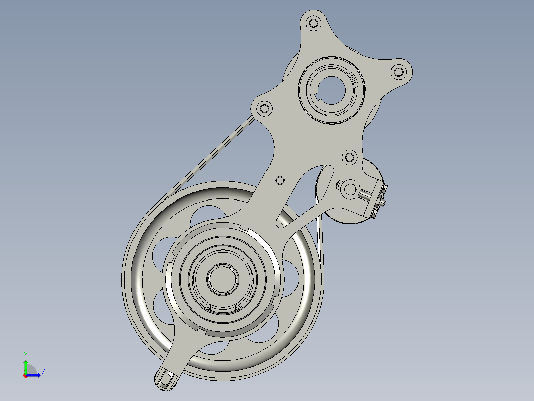 belt gear皮带联动装置结构