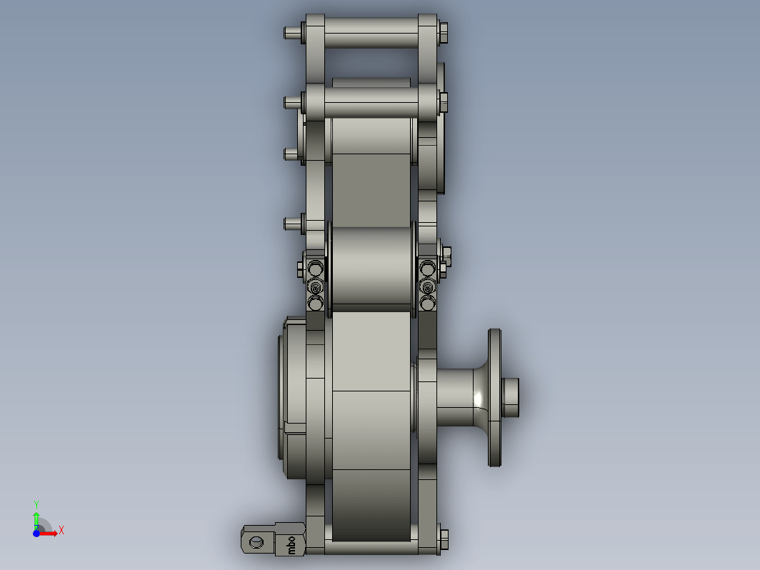 belt gear皮带联动装置结构