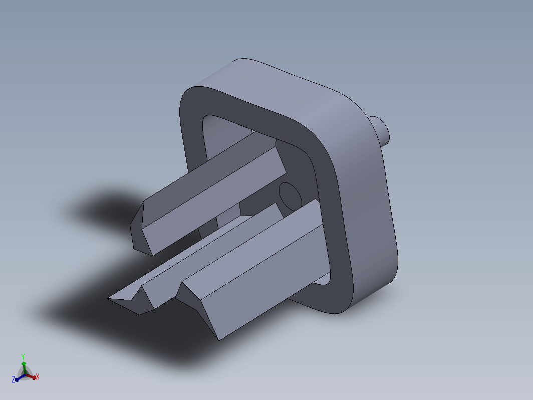 solidworks中的方形钻孔钻头设计