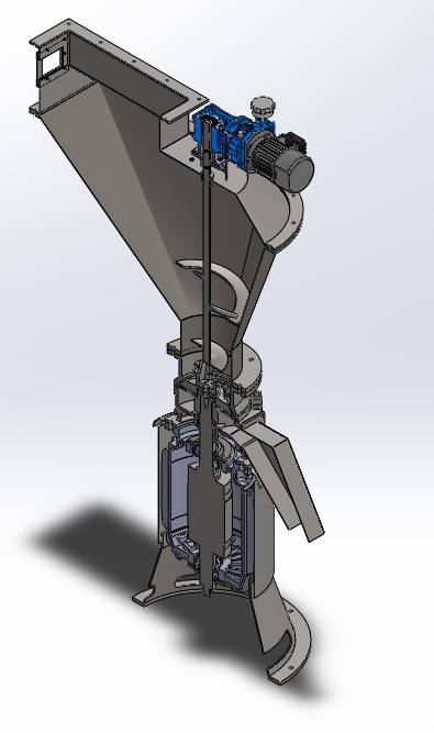 立式穿孔圆盘磨机 Vertical Perforated Discmill