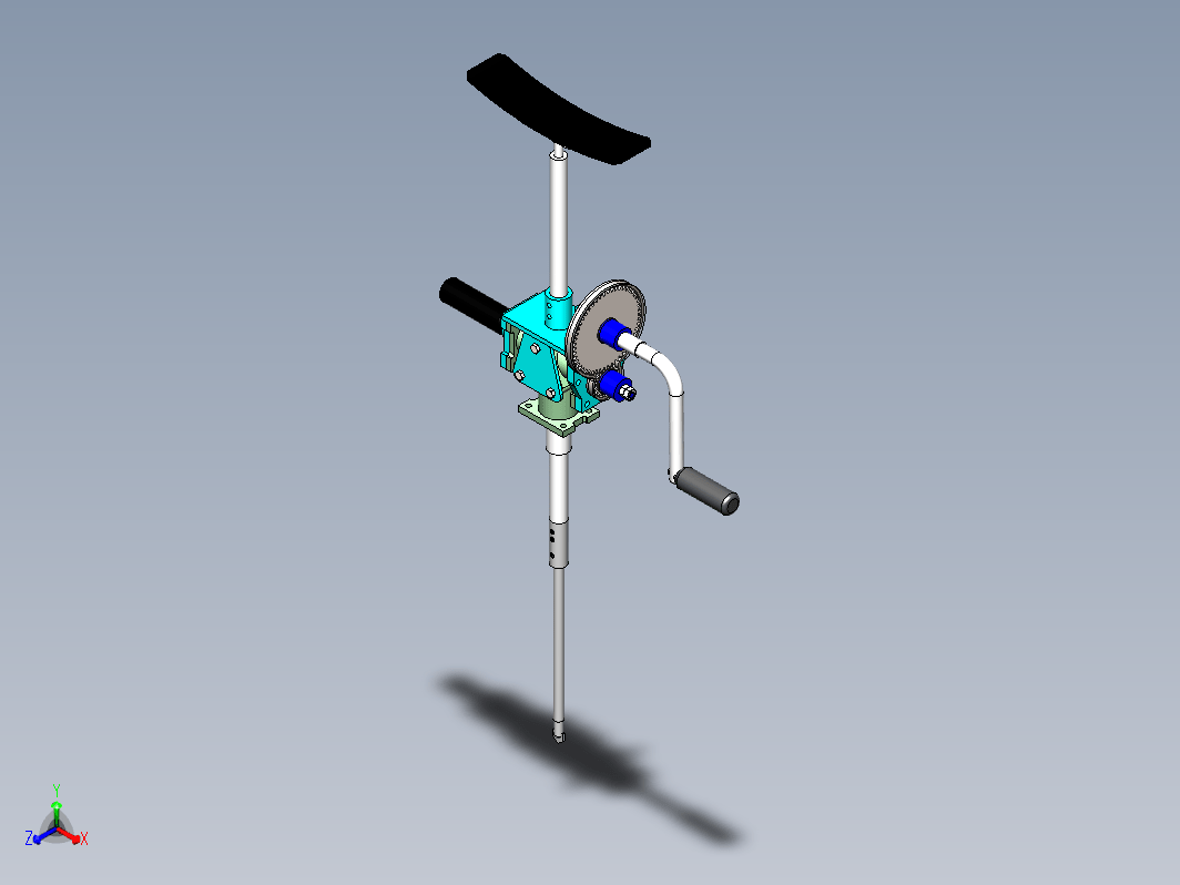 手摇钻设计模型（减速机、齿轮、钻头）