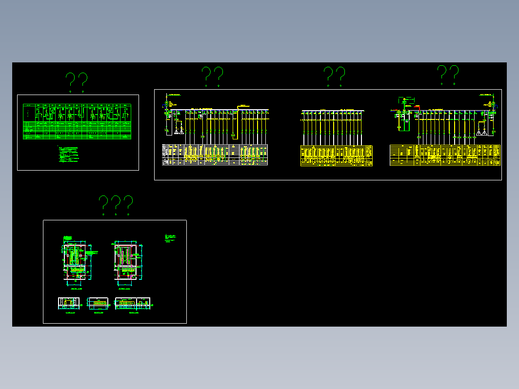 高低压配电系统CAD图