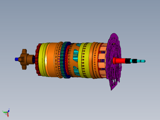 自动变速器通过SolidWorks的奔驰