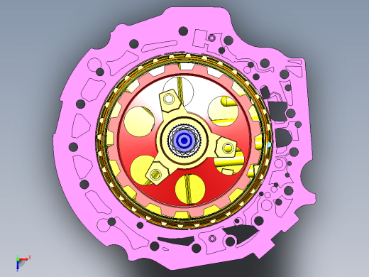 自动变速器通过SolidWorks的奔驰缩略图