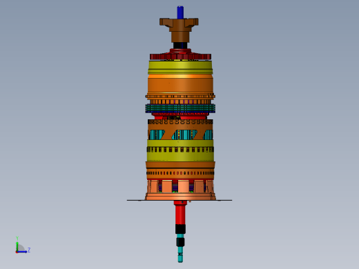 自动变速器通过SolidWorks的奔驰缩略图