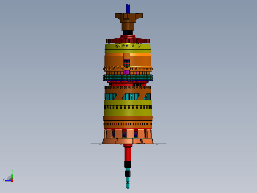 自动变速器通过SolidWorks的奔驰缩略图