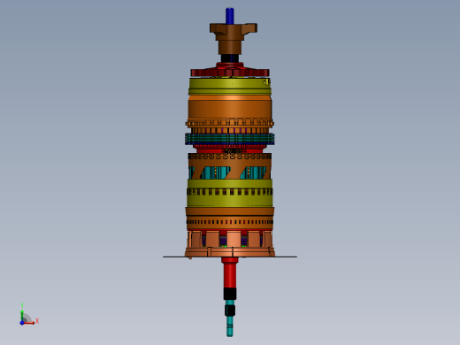 自动变速器通过SolidWorks的奔驰缩略图