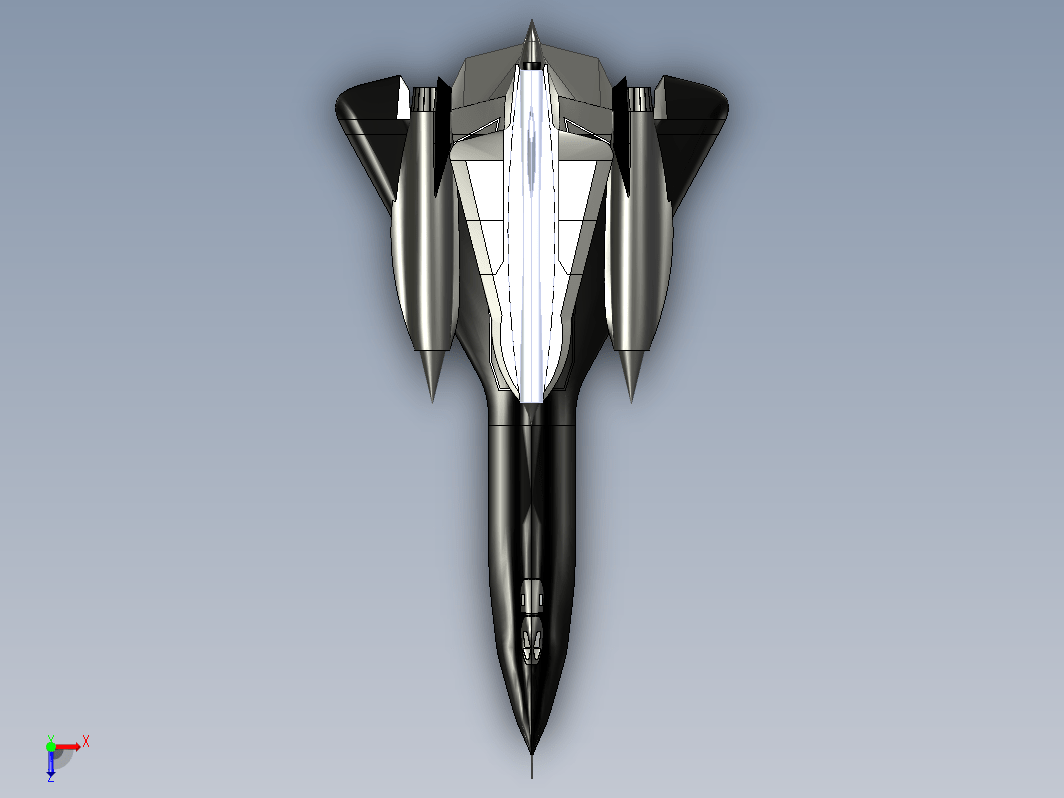 SR-71 黑鸟飞行器