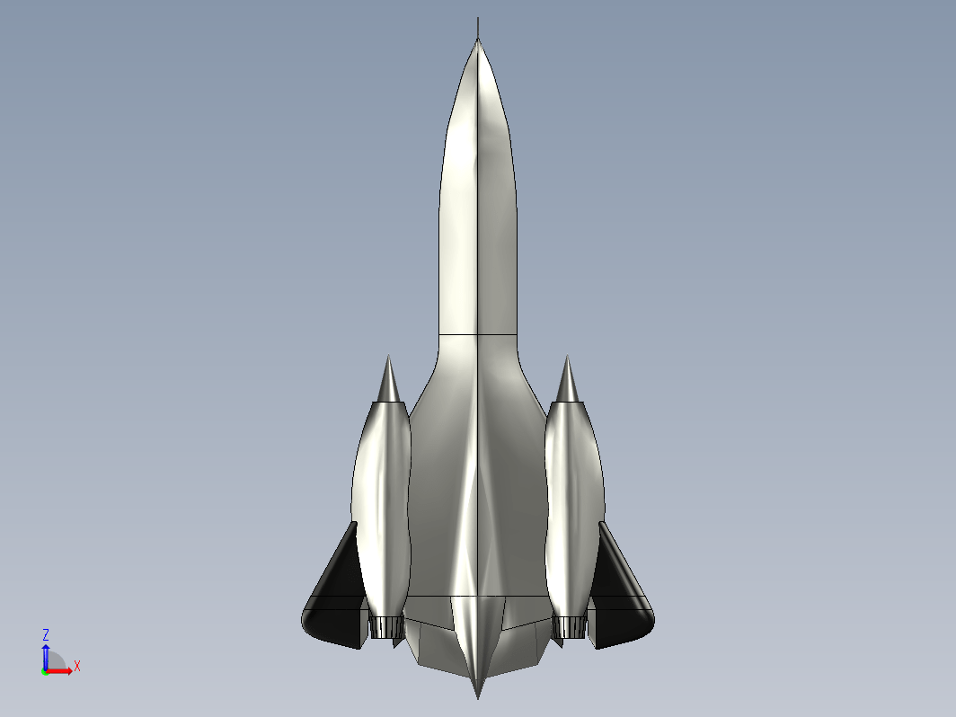 SR-71 黑鸟飞行器