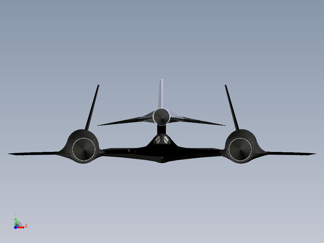 SR-71 黑鸟飞行器