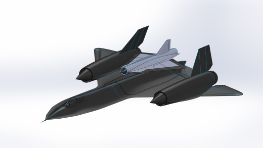 SR-71 黑鸟飞行器