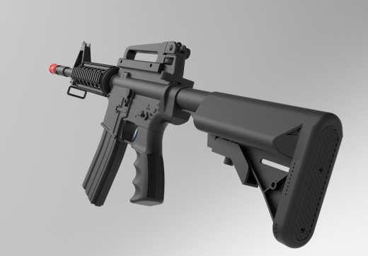 M4 气枪步玩具枪全 3D缩略图