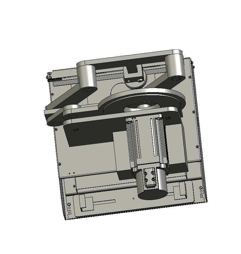 盖章机的结构设计三维SW2020带参+CAD+说明书