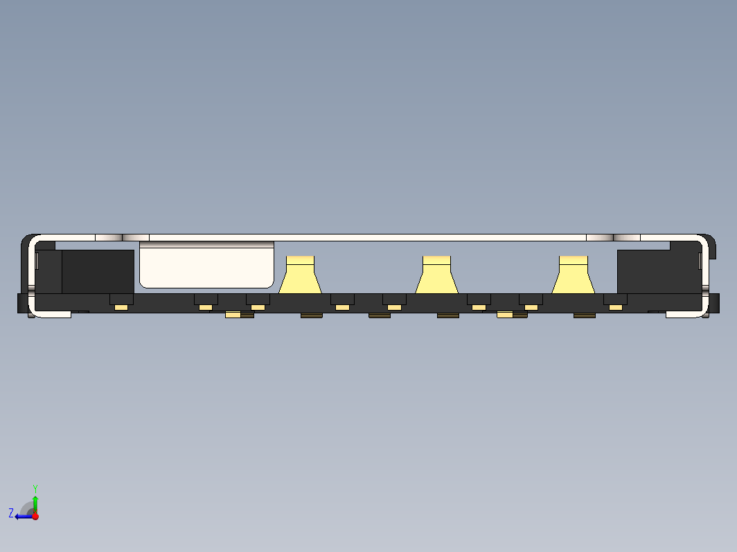 Micro SIM卡插座，推挽式6P，SMD