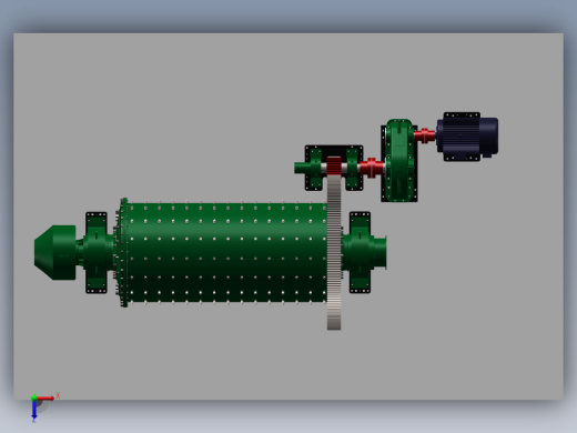 MQY-2145溢流型球磨机三维SW2016带参缩略图