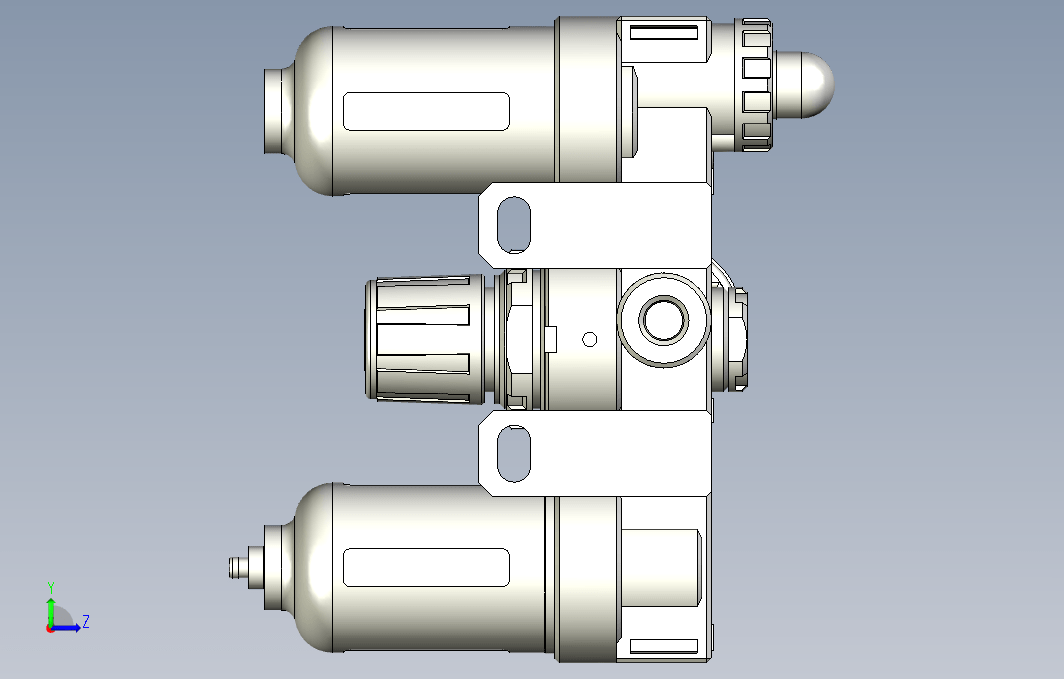 气源处理元件三点式组合3D-AC-150-A-BG系列