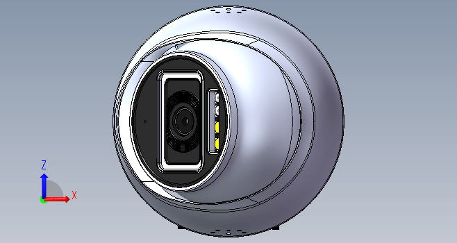 半球摄像头模型图