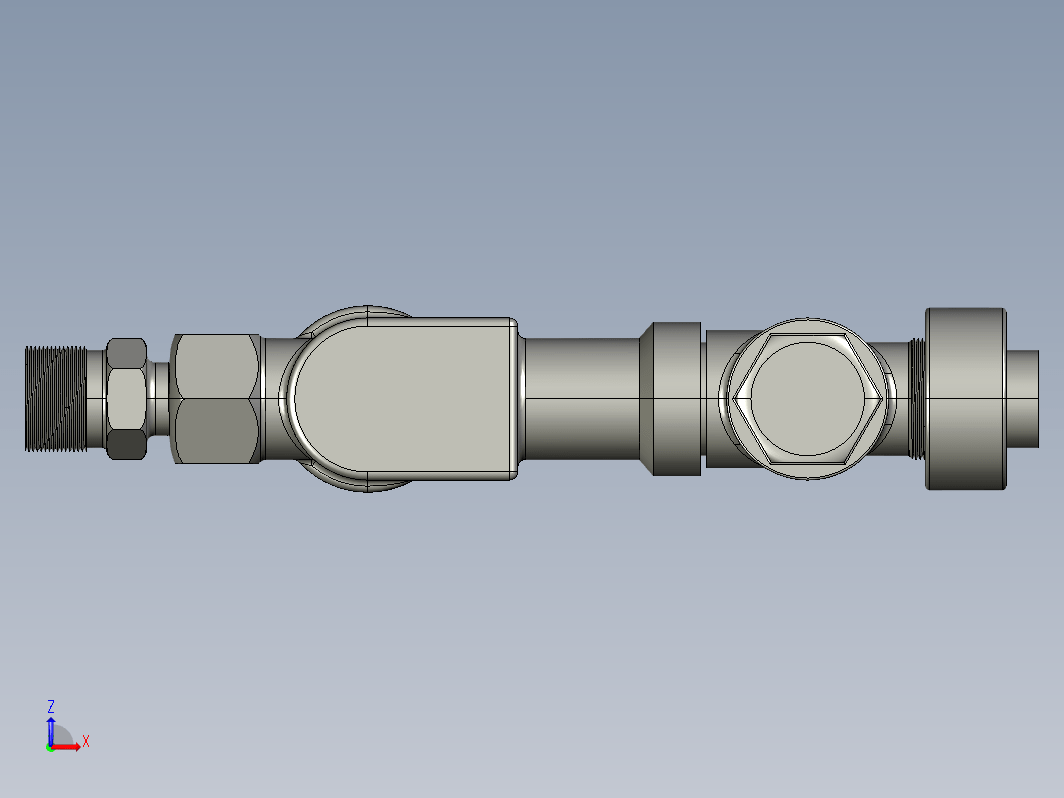 滤尘止回阀3D