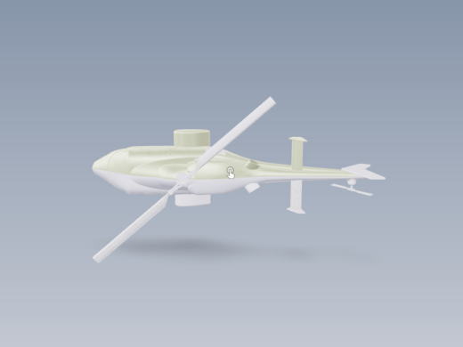 贝尔直升机造型Bell 222 helicopter缩略图