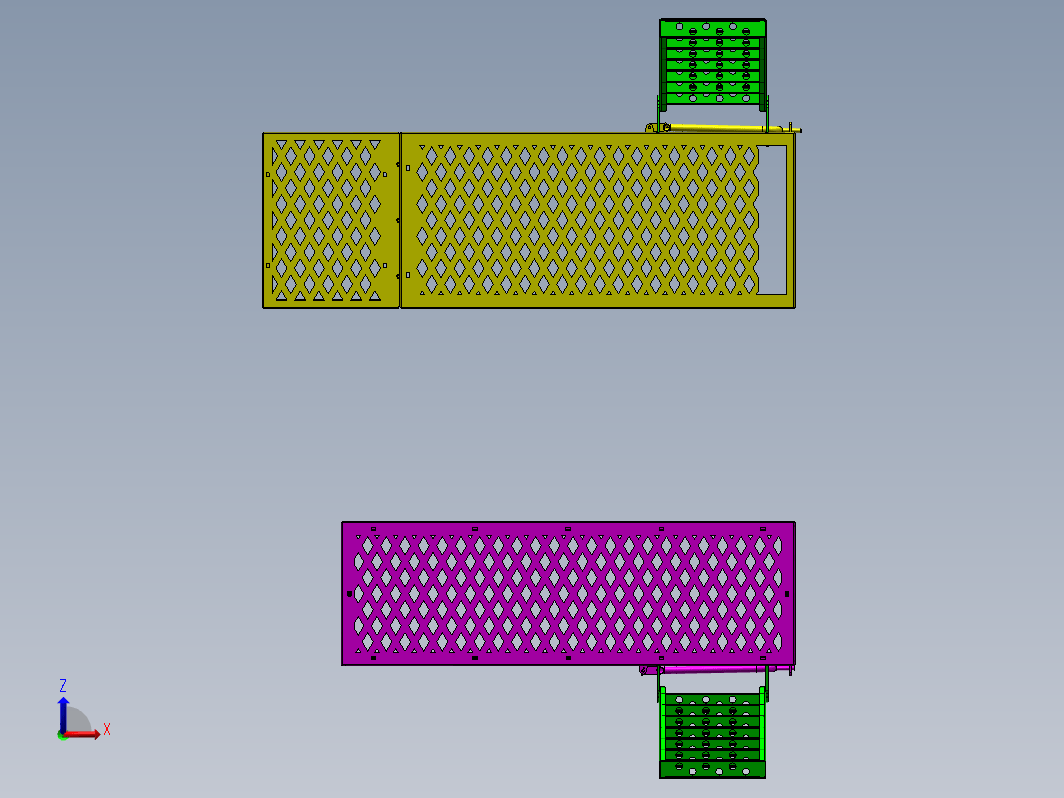 大型联合收获机械作业台