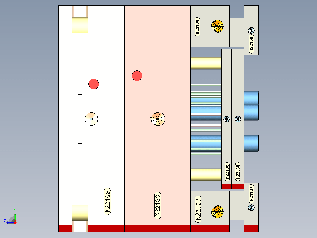 显示器支架（压铸模+铝合金）