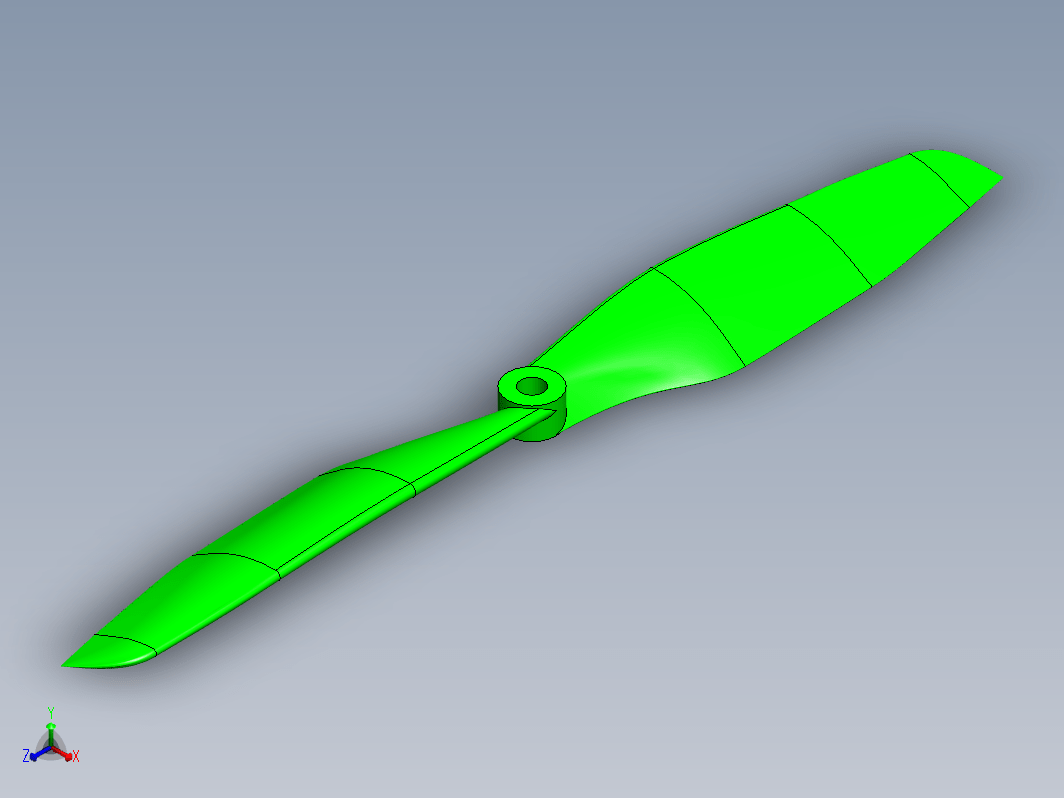 8x4.5螺旋桨 格式：STP SW