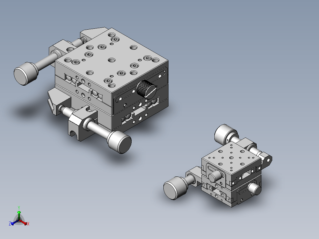 2款十字XY精密滑台装置